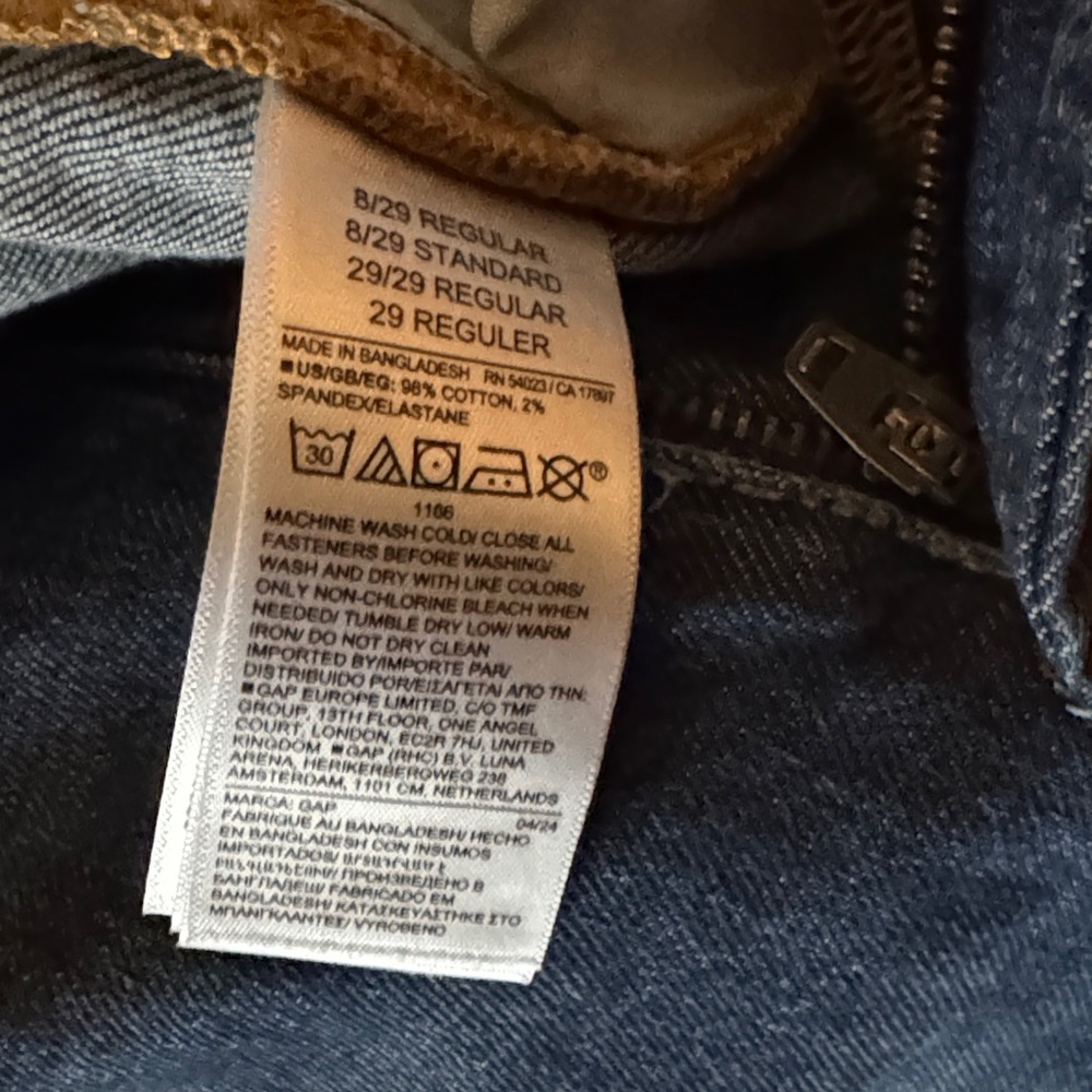 Gap high rise 90s Straight  Blue Jeans - Picture 3 of 5